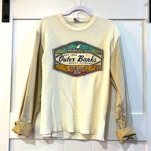 Renewed thermal with Outer Banks logo and custom sleeves